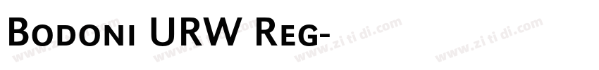 Bodoni URW Reg字体转换 Bodoni URW Reg字体转换